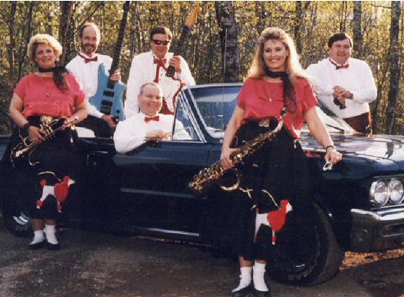 Red Poodle Skirts and Fun Cars